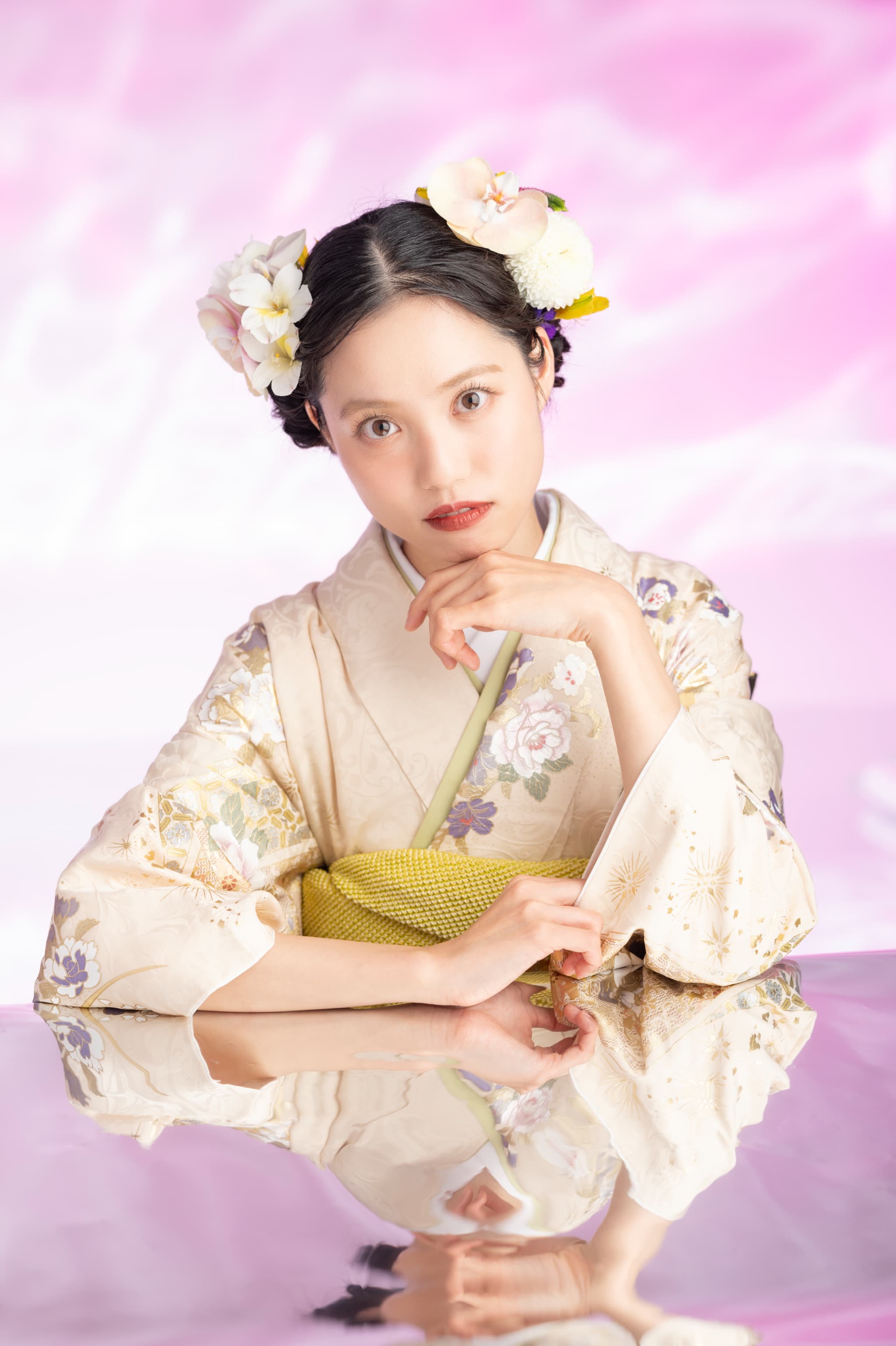 成人式前撮り撮影